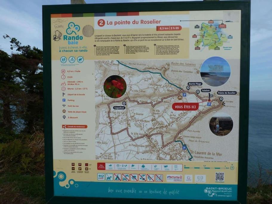Chaumiere Cotiere: Plage A 500M,A Deux Pas Du Gr34 Plerin Luaran gambar